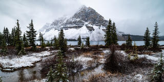 First Snow Bow Lake
