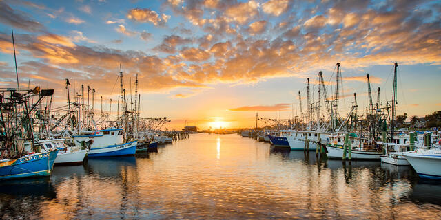 Pass Christian Harbor print
