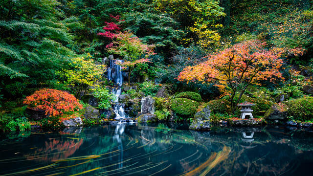 Japanese Garden Heavenly Falls LE 1/50 print