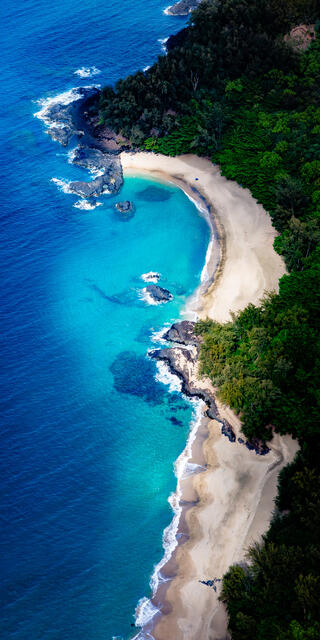 Lumahai Beach print