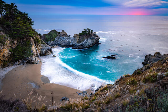 McWay Falls Sunset print